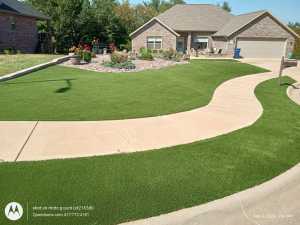 artificial turf installation